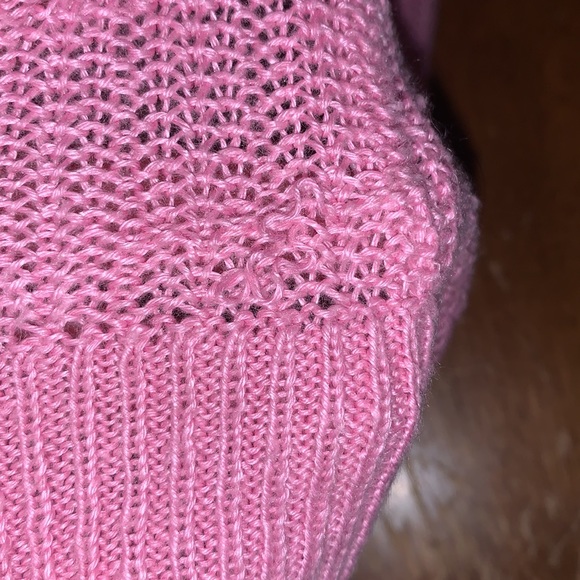 Talbots 100% linen knit open front cardigan - Picture 7 of 11